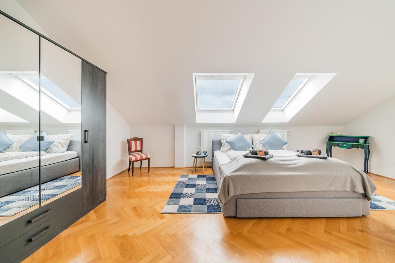 Penthouse - Sauna - Terrasse - Kamin - Ac Appartamento Vienna